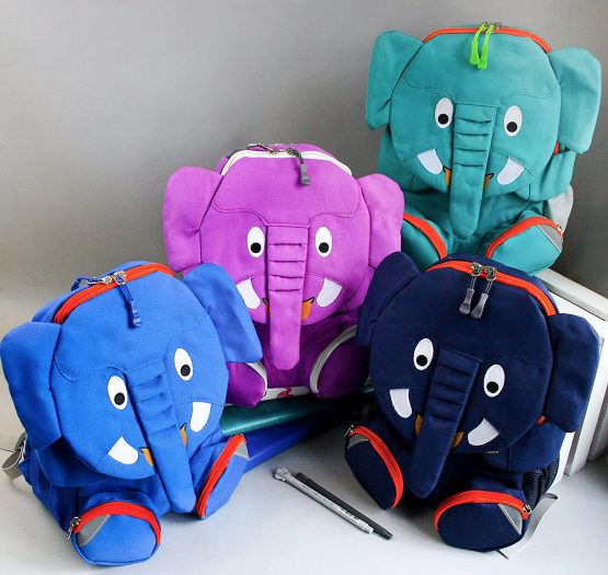 Emartbuy Kids Cute Smart Backpack Rucksack School Nursery Travel Bag - Elephant Royal Blue - Image 3