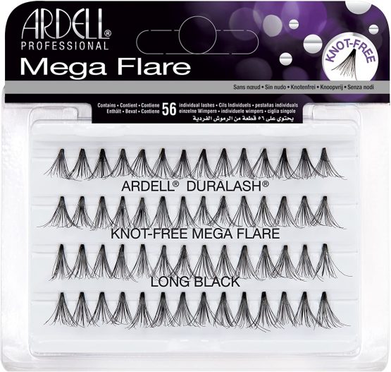Ardell Mega Knot-Free Individuals, Long Black