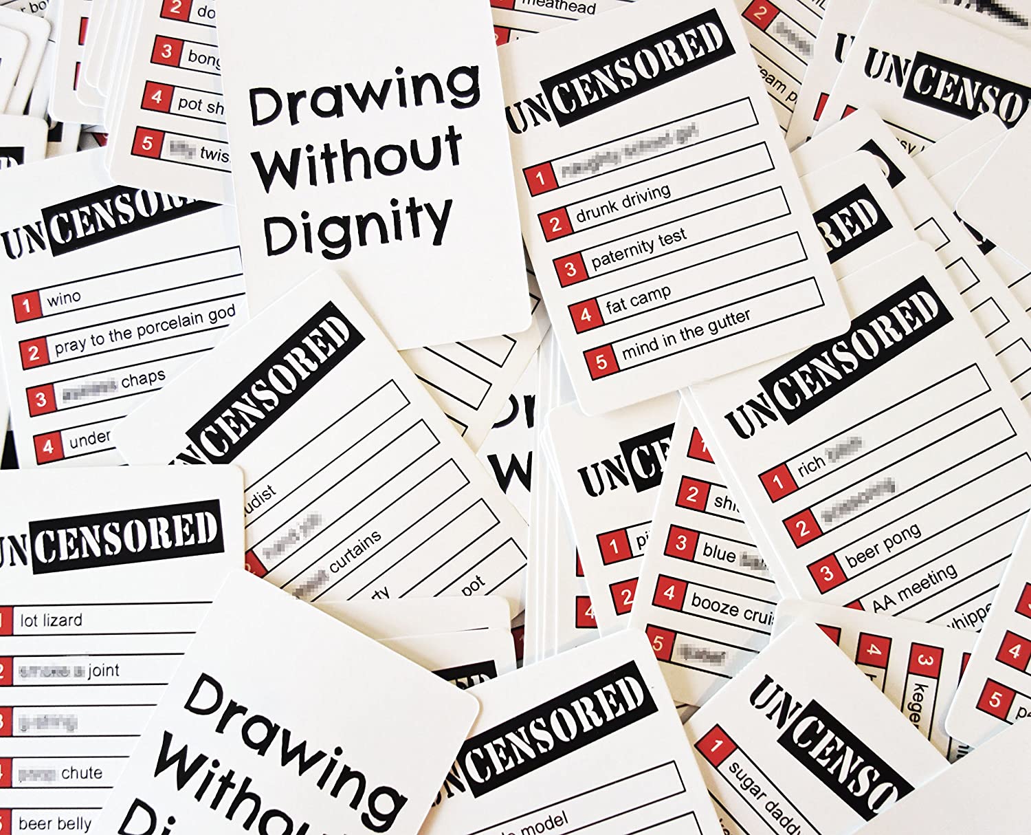 Drawing Without Dignity - A Party Game of Uncensored Sketches, Multicolor, 13 cm x 8 cm x 11 cm - Image 3