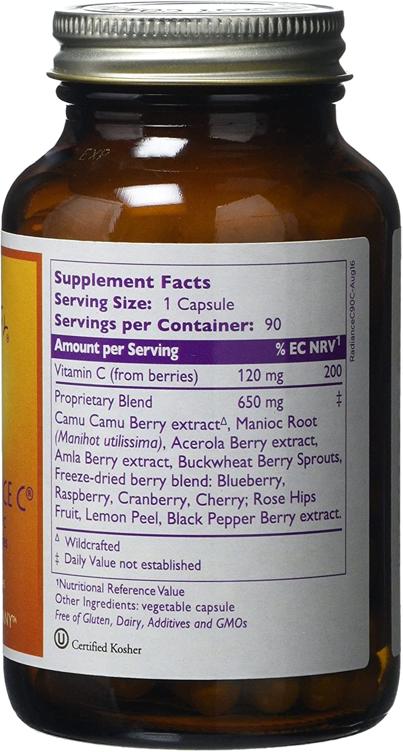 The Synergy Company Pure Radiance C Capsules 90, Orange, 90 count (Pack of 1) - Image 3