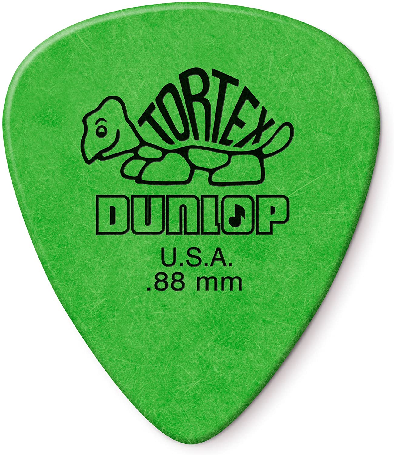 Dunlop Picks - Tortex Standard Green 0.88mm - Pack 12