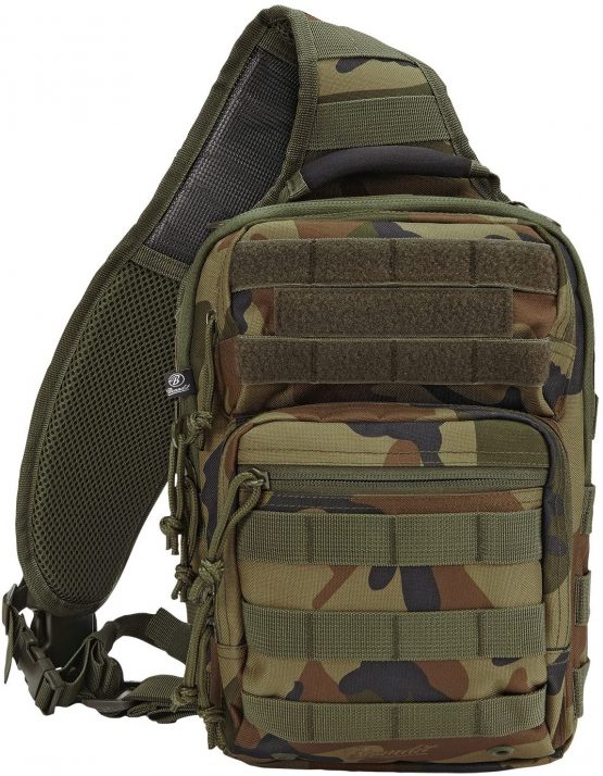 Brandit Messenger Bag US Cooper Every Day Carry Sling, Color:Woodland
