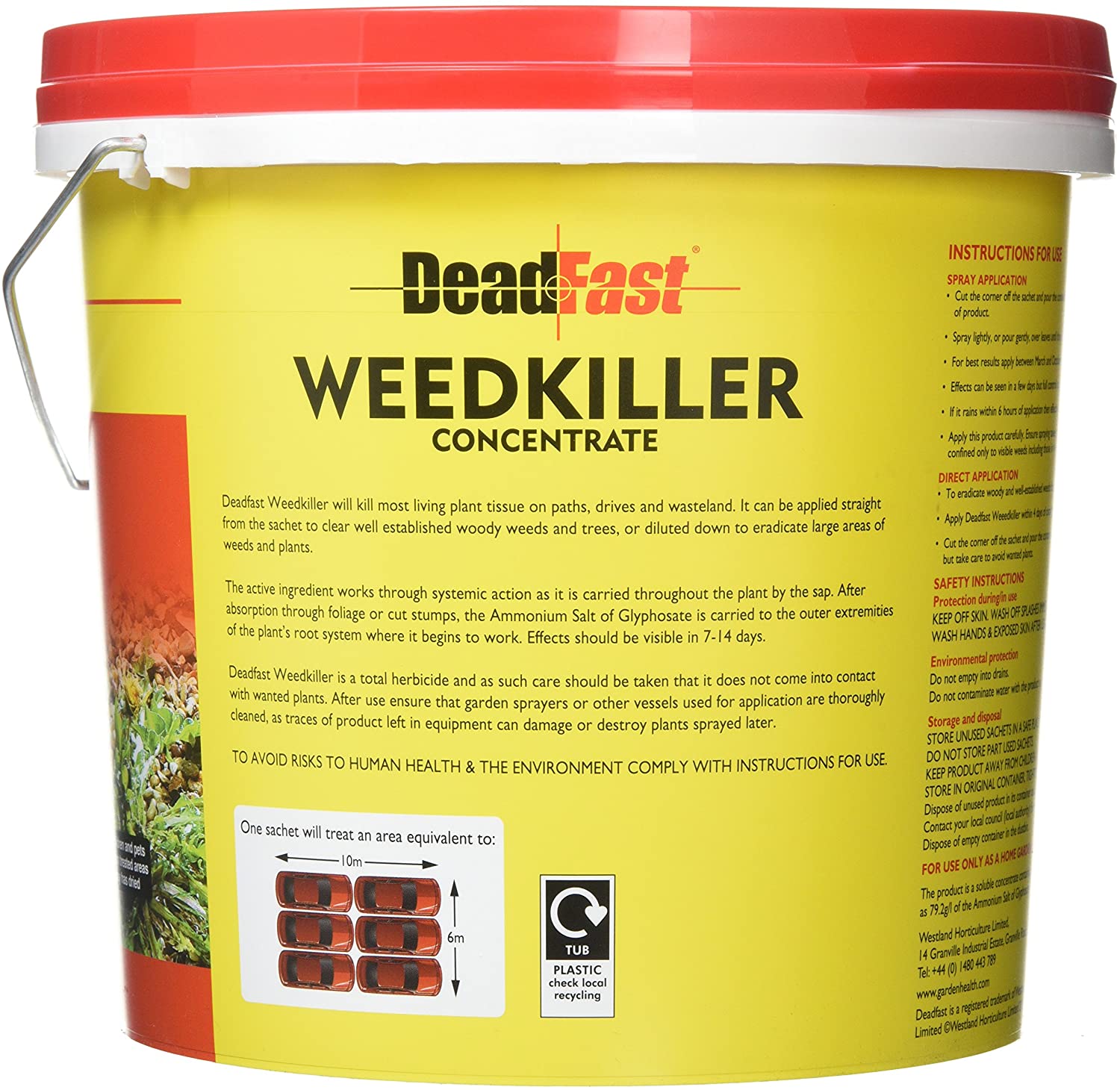 Deadfast Concentrated Weed Killer Sachets, 12 x 100 ml - Image 2