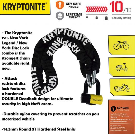 New York Legend 1515 Chain (14,5Mm X 150Cm) with Ny Disc 15Mm Shackle New! - Image 2