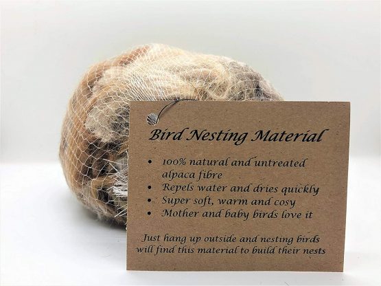 Bird Nesting Material (Alpaca Fibre) Wool Natural Organic - Image 2