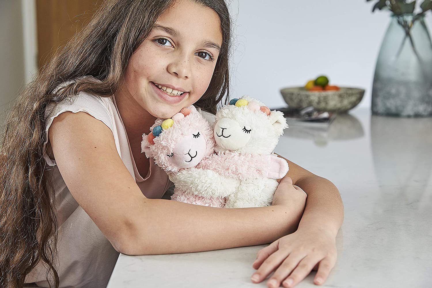 Warmies Warm Hugs Llama Microwavable s with French Dried Lavender Scent, Fully Heatable Cuddly Toy for Anxiety and Pain Relief - Image 3