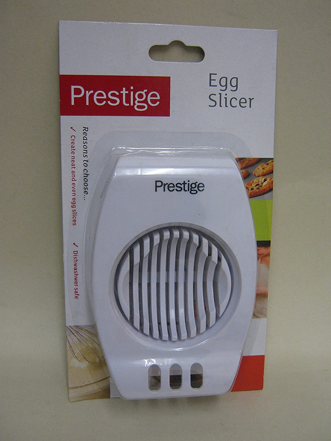 White Prestige Create Stainless Steel Egg Slicer