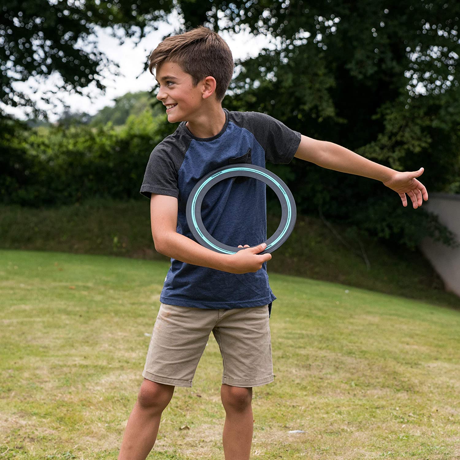 Flying Rings Game Mavrix Flying Ring, Outdoor Summer Games, Garden Games, Black, Small ...