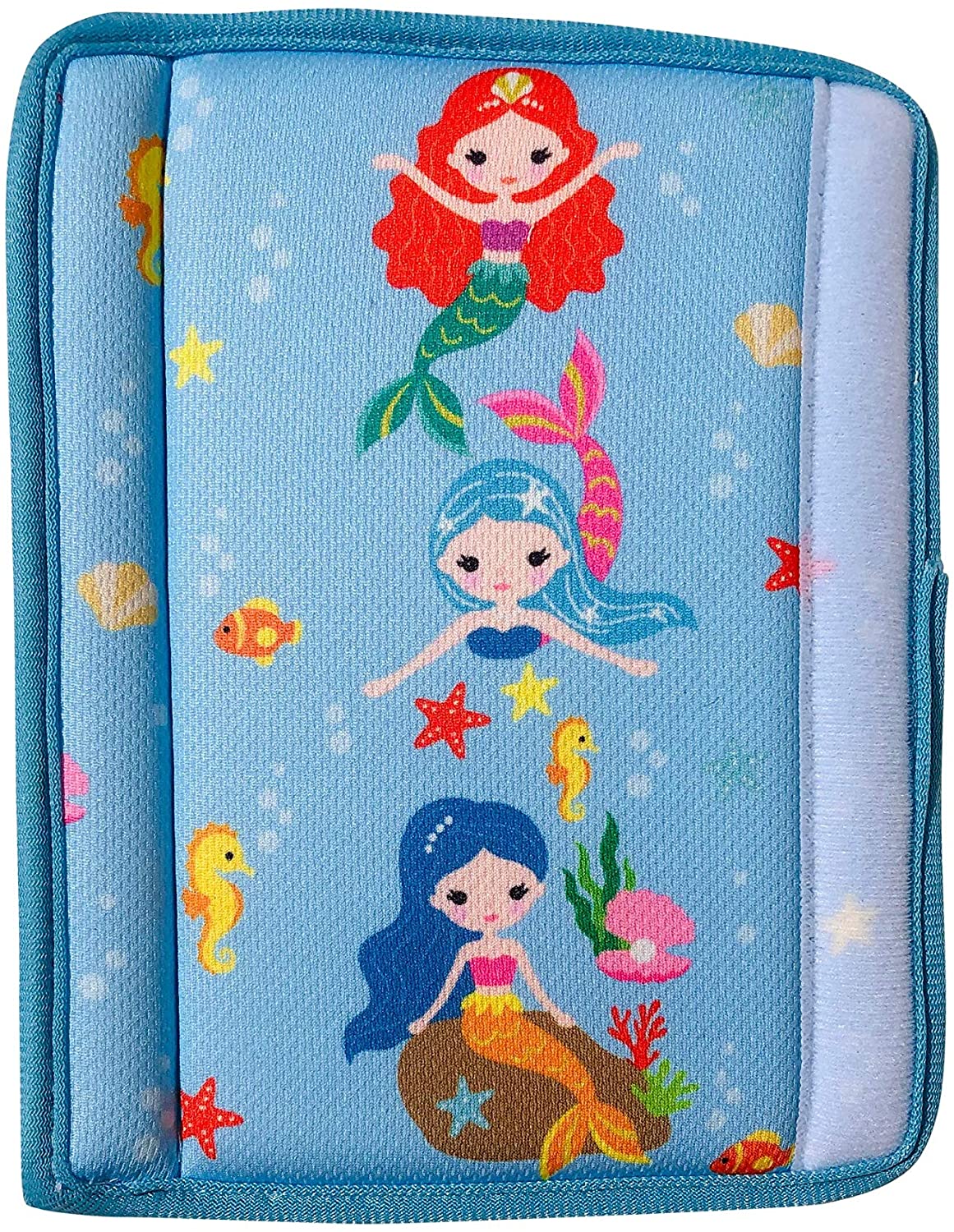 HECKBO 1x Kids Car Seat Belt Pads Seat Belt Protectors, Mermaid - Image 2