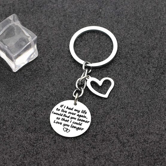 BHXRODE Lover Keychain Rings Valentines Key Chain Love Couple Keyring for Him Her Wife Husband Boyfriend Girlfriend - Image 3