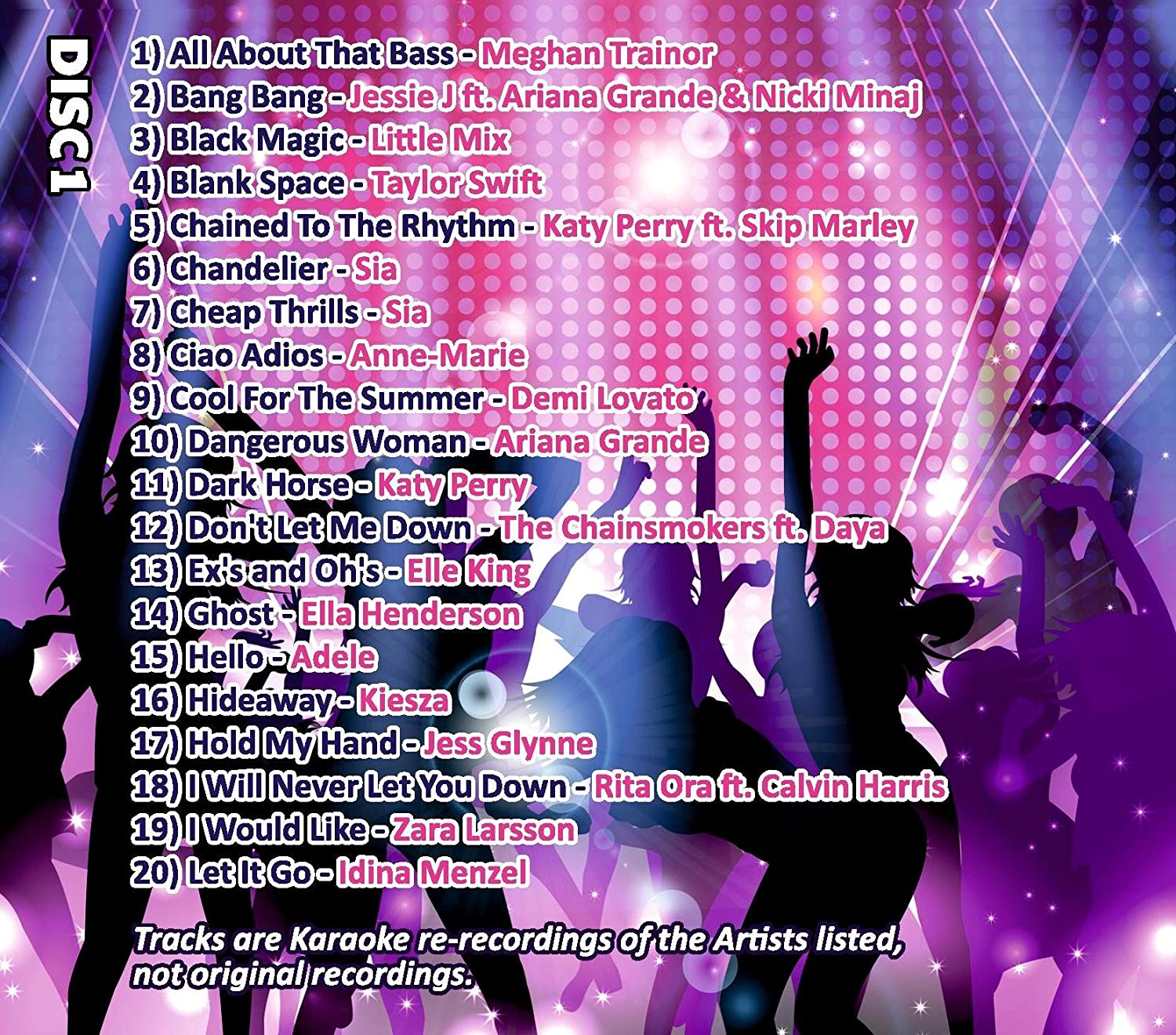 Mr Entertainer Big Karaoke Hits of Chart Girls - Double CD+G (CDG) Pack. 40 Top Songs - Image 2