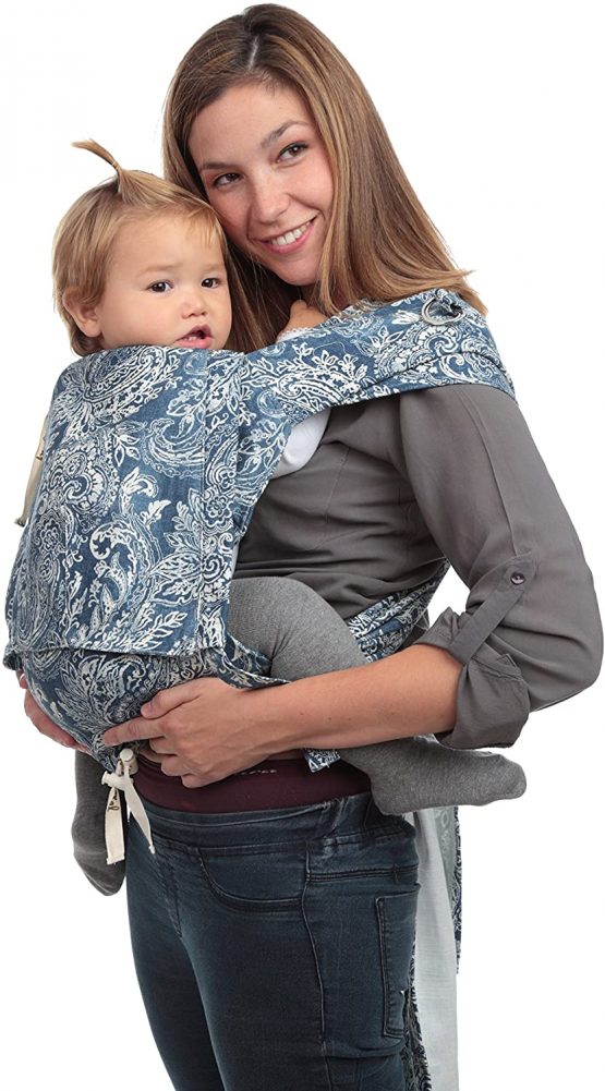 Amarsupiel Evolutionary Mei Tai Baby Carrier | Carrying Front and Back | Mei Tai Adjustable | Ergo | 100% Organic Cotton Fabric | Made in EU | Oekotex Safe Textile, Mint
