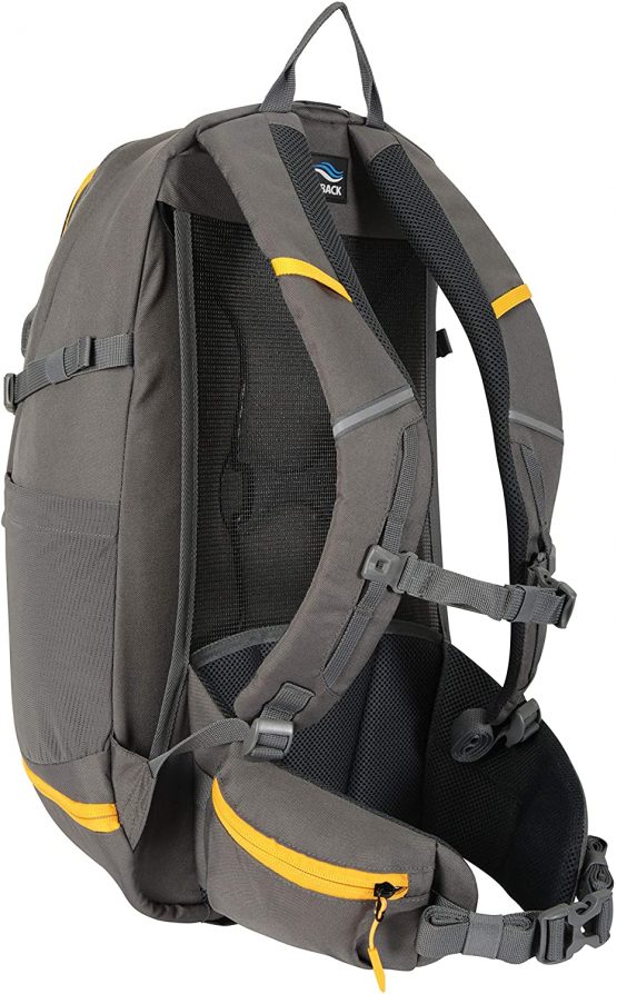 Mountain Warehouse Pace 30L Rucksack - Hydration Compatible Backpack, Airflow Back System Rucksack, Packaway Rain Cover - For Travelling, Camping, Hiking - Image 3