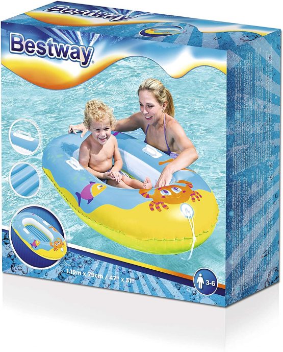 Bestway Happy Crustacean Jnr Boat, 53 x 35-inches - Image 4