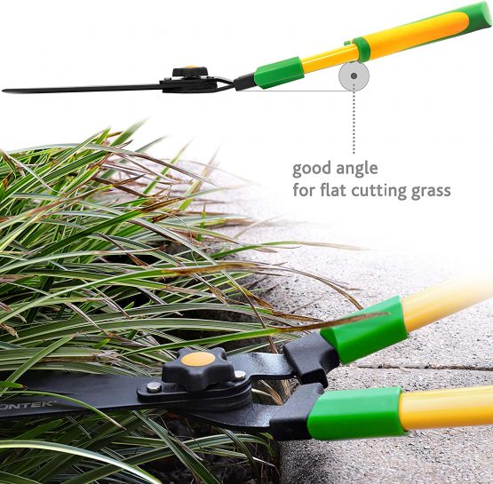GRÜNTEK Hedge Shears TEFLON PIKE (Hecht) 560 mm, Shrub Shears with Serrated Edges and Double-Teflon Coating. Satisfaction Guarantee: 21 Days - Image 2