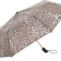 Trespass Unisex Maggiemay Umbrella with Sleeve, Leopard Print,Brown, One Size
