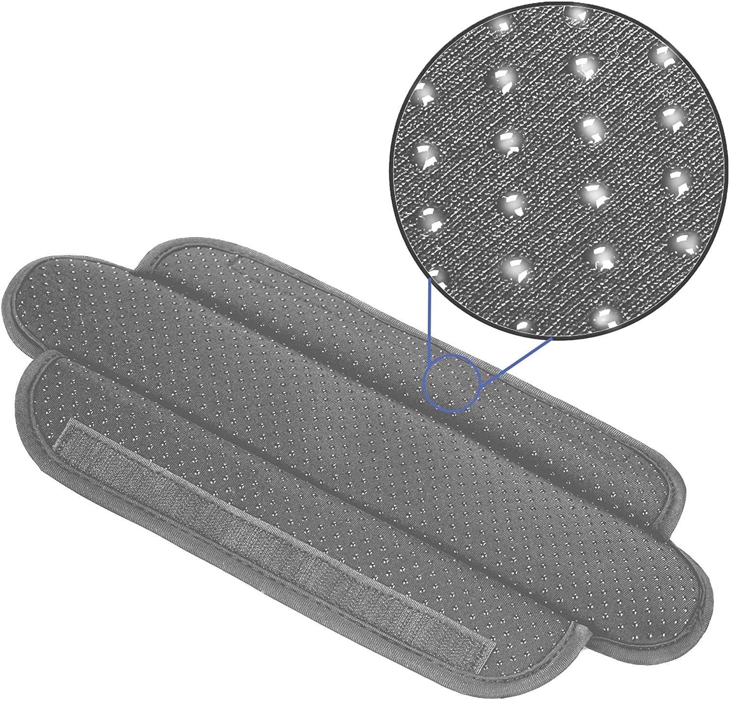 ZINZ Ultra Thick & Breathable Universal Shoulder Pad Cushion for Bag Long & Comfort, Drak Gray - Image 3