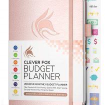 Clever Fox Budget Planner - Expense Tracker Notebook. Monthly Budgeting Journal, Finance Planner & Accounts Book to Take Control of Your Money. Undated - Start Anytime. A5 Size, Rose Gold Hardcover
