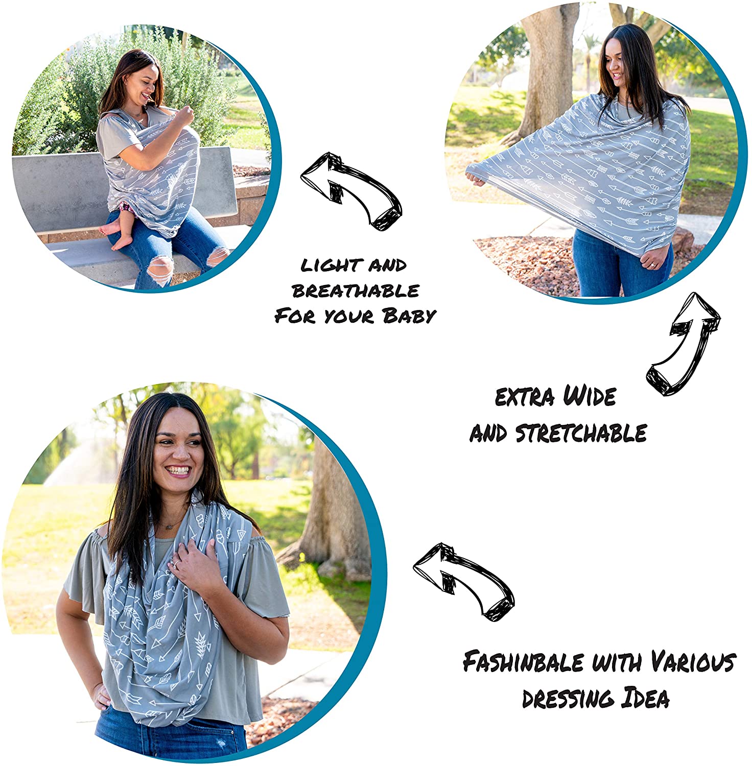 Dodo Babies Nursing Cover Set, Soft - Image 4