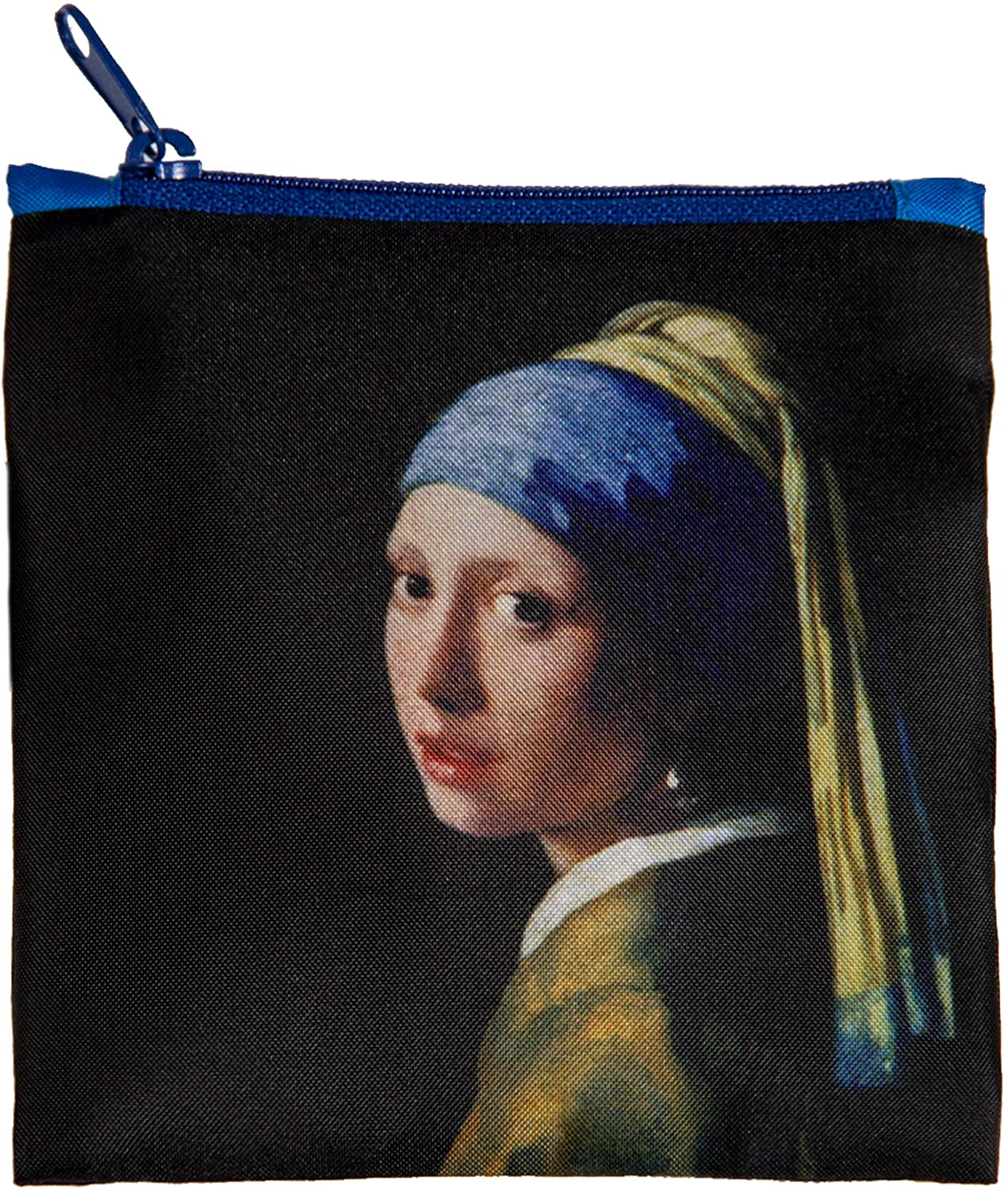 LOQI Museum Johannes Vermeer Girl with A Pearl Earring Canvas & Beach Tote Bag, 50 cm, 20 L, Multicolour - Image 2