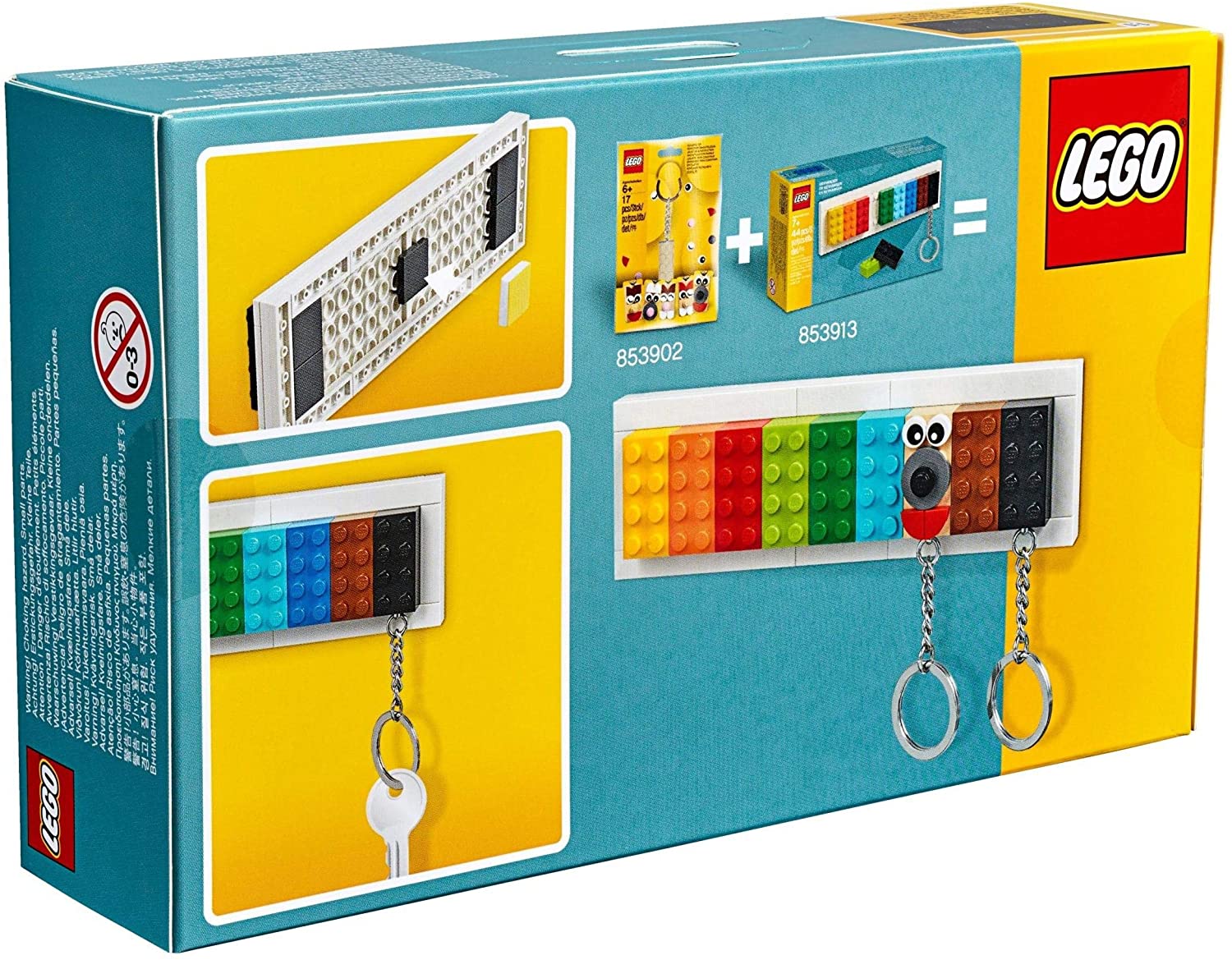 LEGO® Key Hanger - Keep your keys safe with a colourful Key Hanger!, Black - Image 2