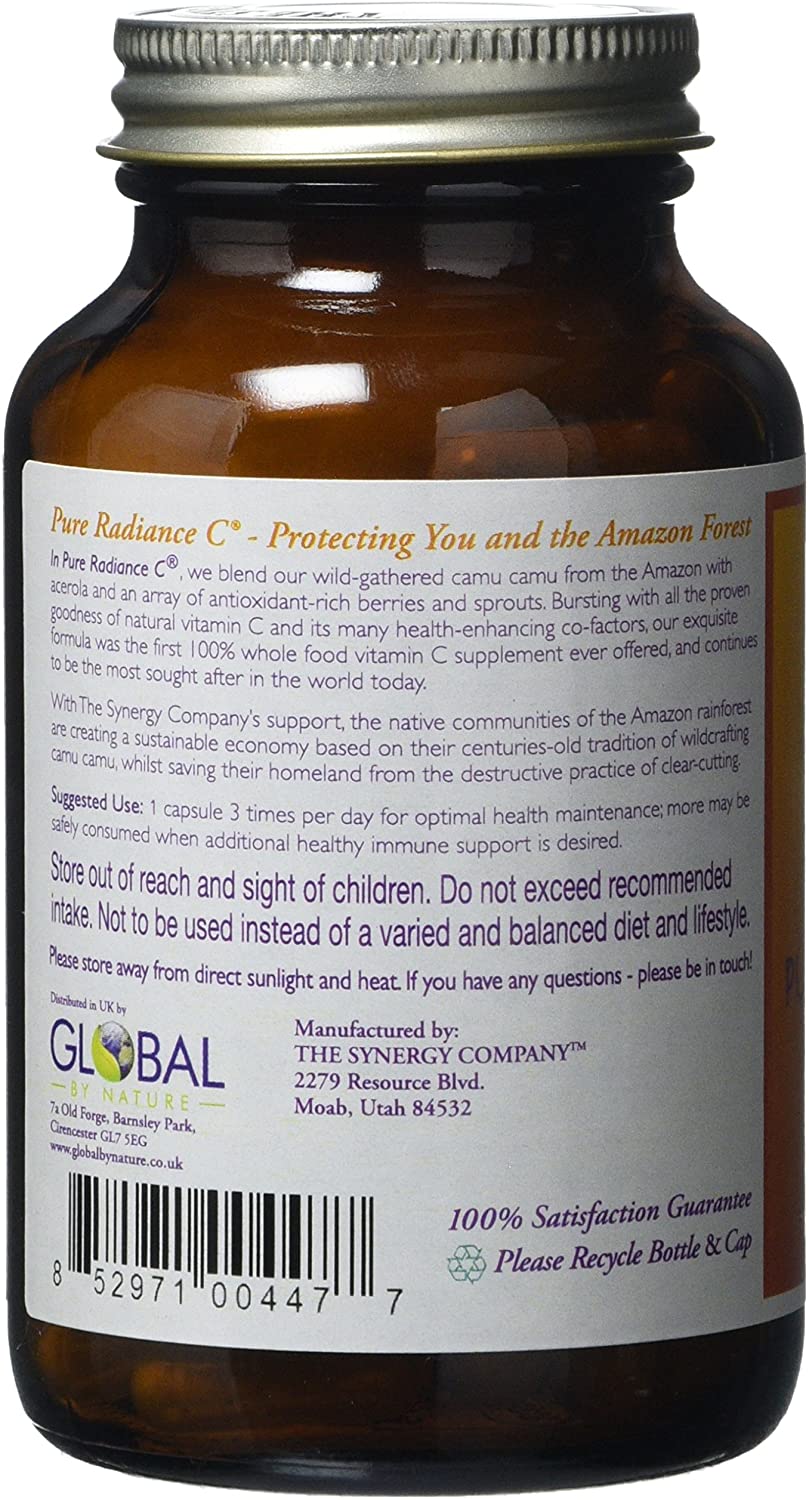 The Synergy Company Pure Radiance C Capsules 90, Orange, 90 count (Pack of 1) - Image 2