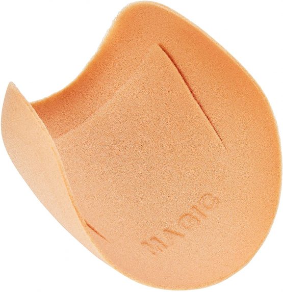 MAGIC Bodyfashion Womens Soft Foam Natural Subtle Sporty Shoulder Pads Beige - Image 3