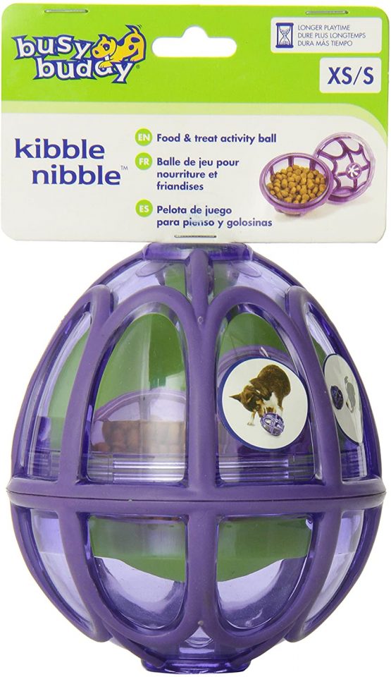 PetSafe Busy Buddy Kibble Nibble S, Interactive Meal Dispensing Dog Toy, Feeder Ball for Small Dogs