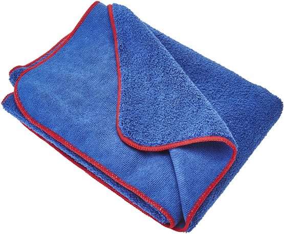 Gtechniq MF2 Microfibre Drying Towel - Ultra Soft, Super Absorbent, 450GSM Short Pile Wicks Away Water, Reduces Marring and Gloss Loss - Measures 60 x 90cm Large Size Reusable Detailing Cloth
