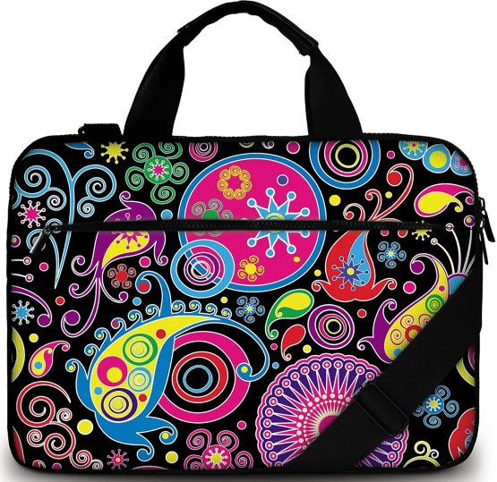 Sidorenko Laptop Bag 15/15.6 Inch - Modern Laptop Case made of Canvas I Document Bag I Dirt & Water Proof Computer Bag with Accessory Compartment
