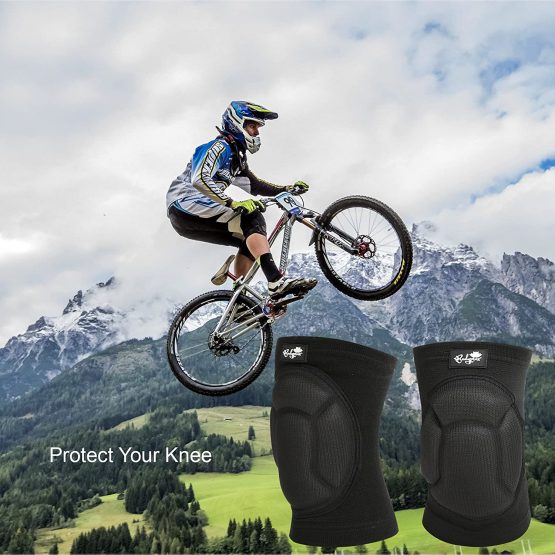 Bodyprox Protective Knee Pads, Thick Sponge Anti-Slip, Collision Avoidance Knee Sleeve (Large) - Image 2