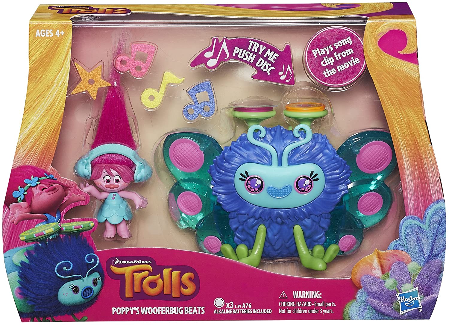Trolls DreamWorks Poppy's Wooferbug Beats, Brown - Image 2