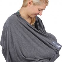 Neotech Care Baby Nursing Cover Breastfeeding Scarf - Soft Fabric - Red Burgundy