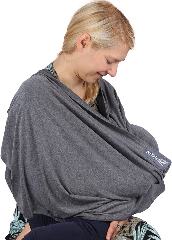Neotech Care Baby Nursing Cover Breastfeeding Scarf - Soft Fabric - Red Burgundy