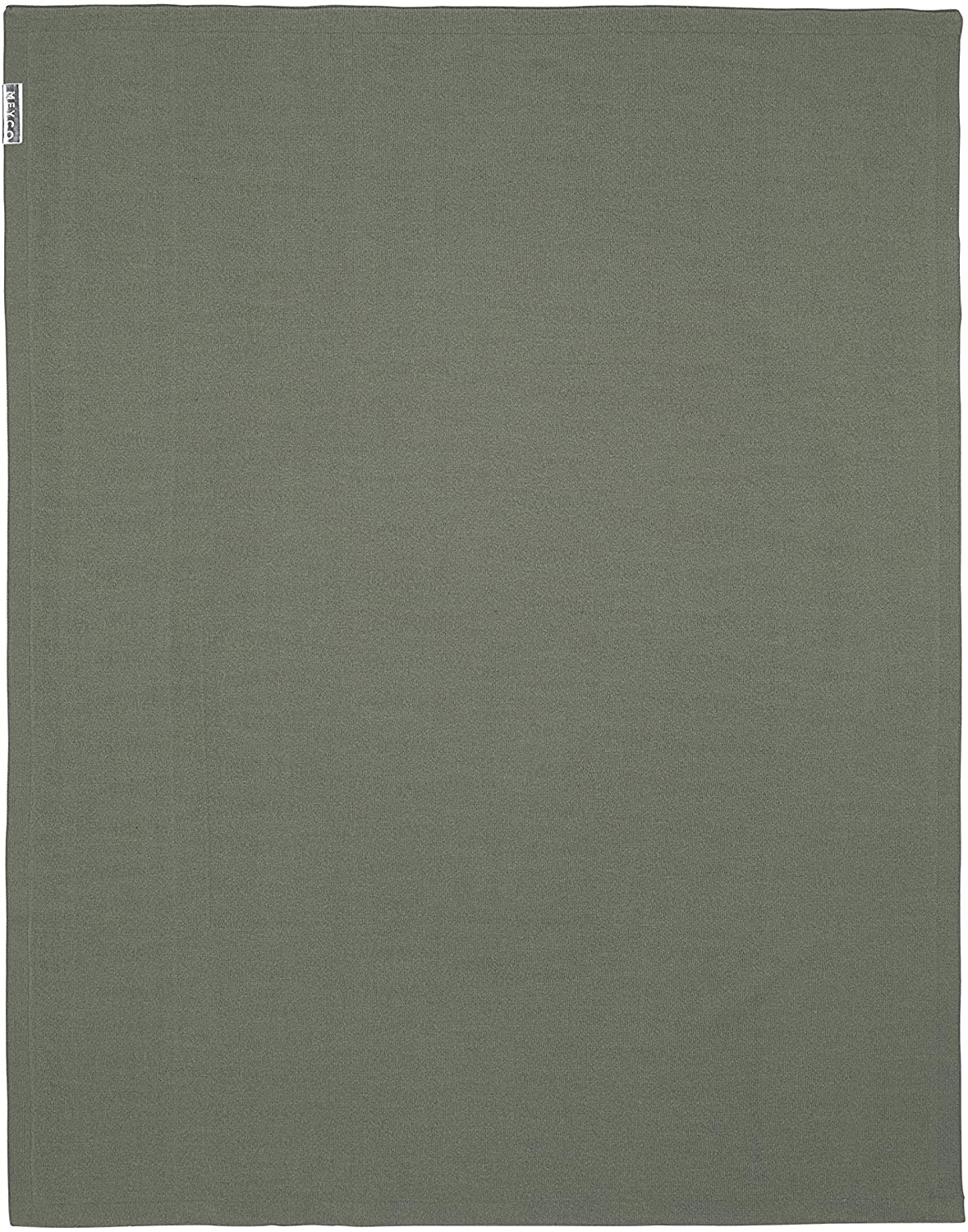 Meyco 2753032 Baby Blanket Knitted 100% Cotton Knit Basic Forest Green 100 x 150 cm Green, 100x150 - Image 2