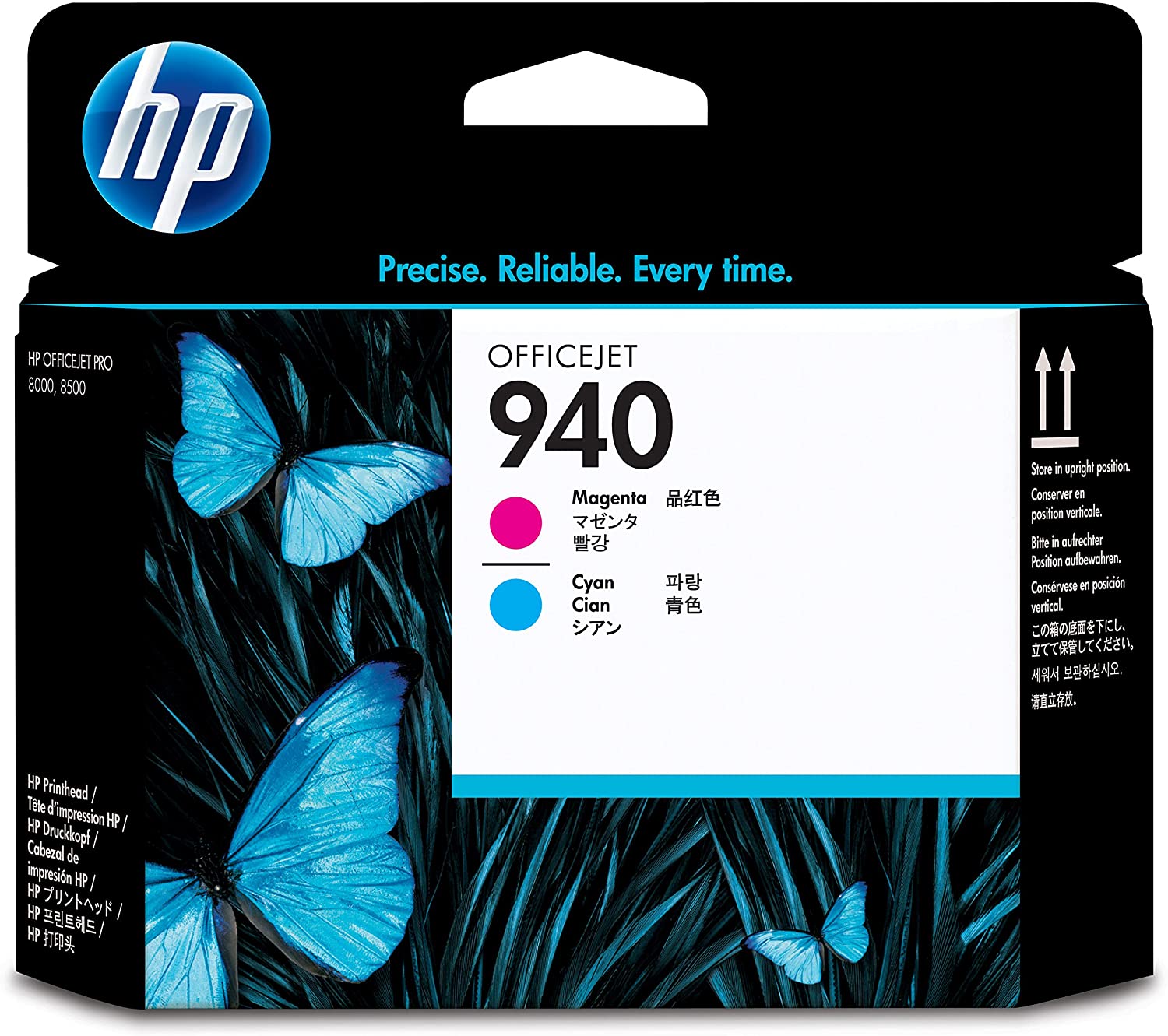 HP 940 Magenta and Cyan Original Printhead (C4901A), Print Head