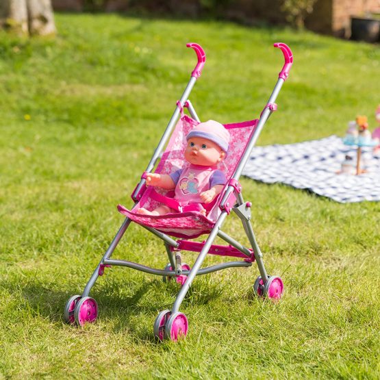 Toyrific Snuggles Dolls Buggy, Collapsible Dolls Stroller for Kids - Image 4