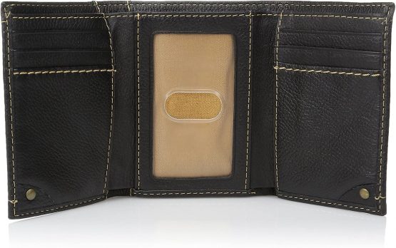 Carhartt 61-2200-30-Black-One Size Pebble Trifold Wallet, OFA, Black - Image 4