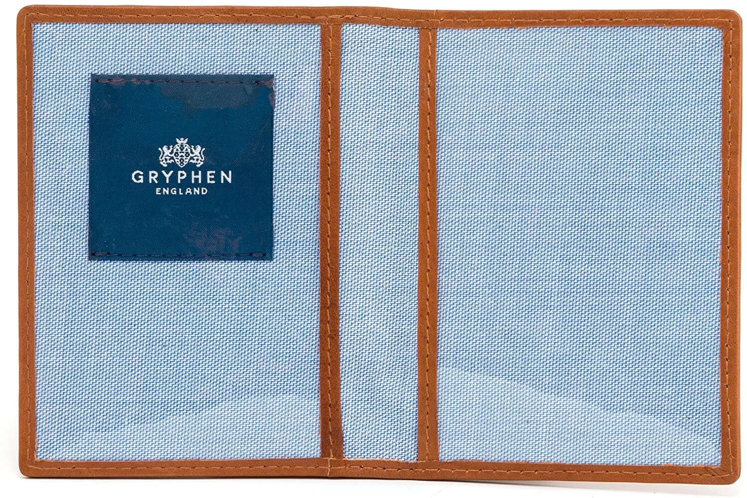 Gryphen The Hoxton Leather Oyster Card/Travel Pass Holder (Tan) - Image 2