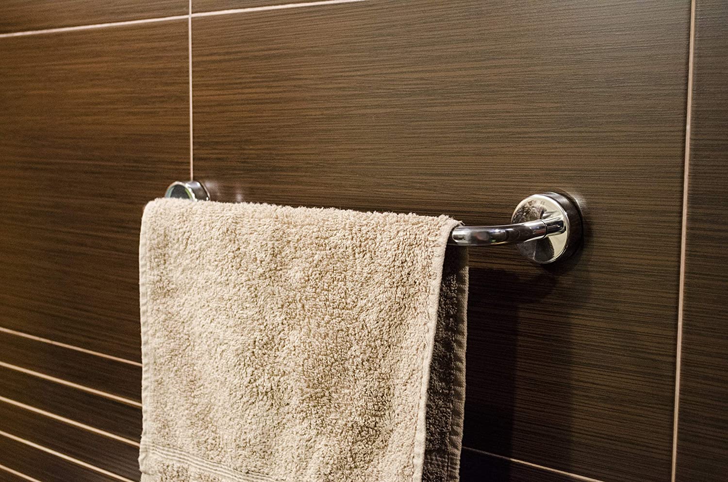 Kapitan Towel Bar Rail, 40 cm / 15.75 inches, Stainless Steel, Self Adhesive OR Screws Mounting, Bathroom, Kitchen Rack - Image 3