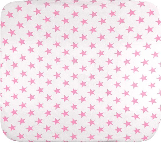 Lilly and Ben® Changing Mat Cover Terry Towelling - Baby Soft - Thick - Absorbant - for Wedge pad - Set of 2 - Pink - Image 3