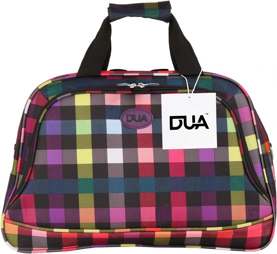 DUA Lightweight Strong Cabin Sized Approved Hand Luggage/Flight Bag/Travel Bag/Over Night Bag Multi Box 5 Year Warranty