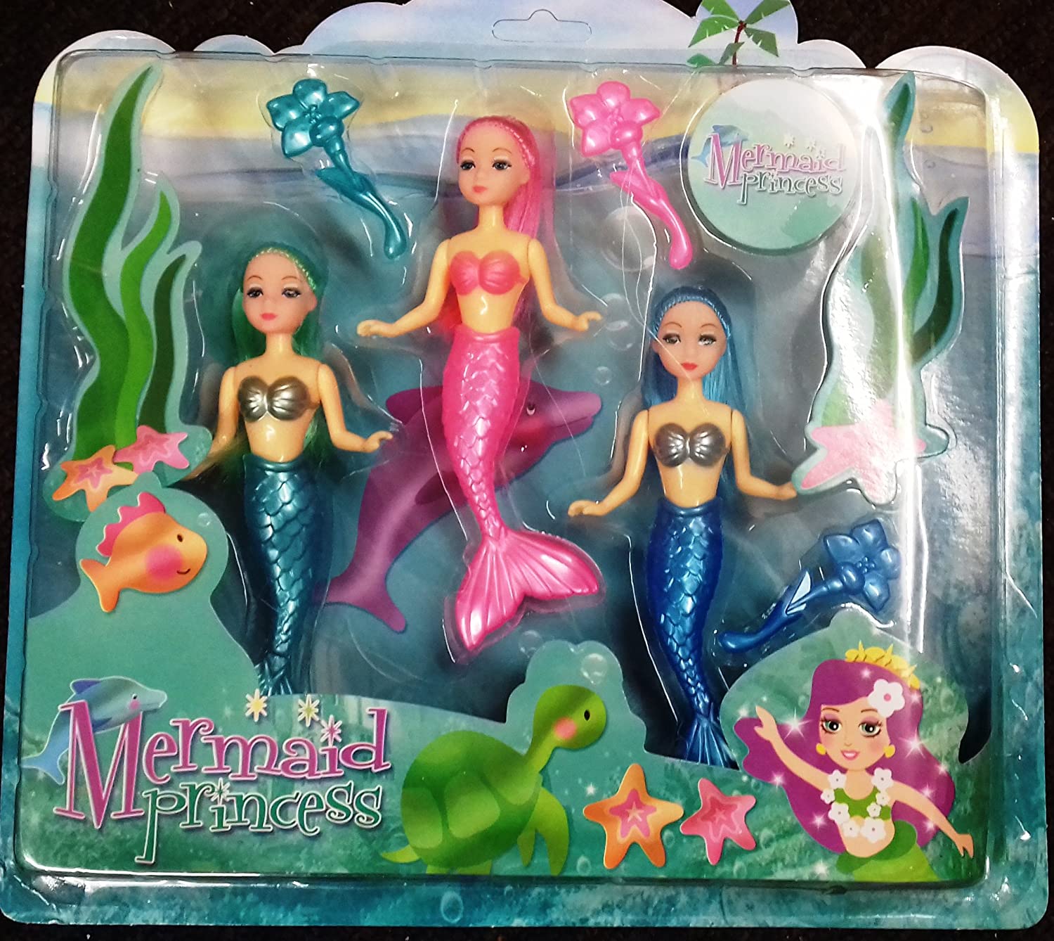 Kandytoys Mermaid Princess Dolls (3 In A Pack) – Bigamart