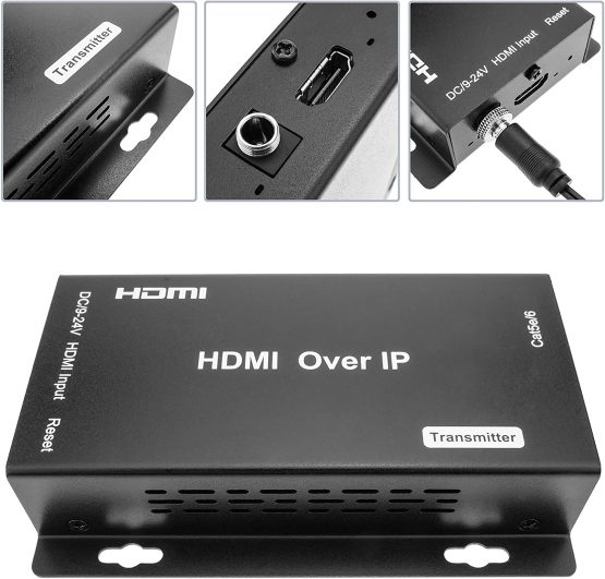 BeMatik HDMI Extender FullHD 1080p over Cat.5e Cat.6 120m Ethernet Cable - Tx Cable (HB027) - Image 2
