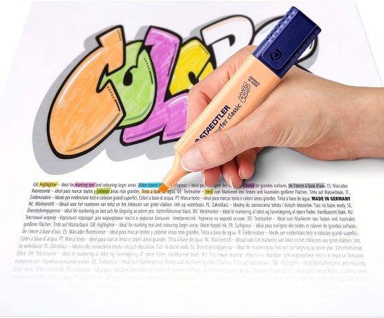 STAEDTLER 364 CWP6 Textsurfer Classic Pastel Highlighter (High Quality Made in Germany, with Large Ink Memory for Extra Long Marking Performance, Case with 6 Colours Pastel) - Image 4