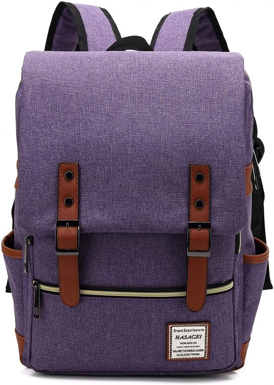 HASAGEI Vintage Backpack Unisex Rucksack Daypack Casual School Travel Laptop Tablet Bags