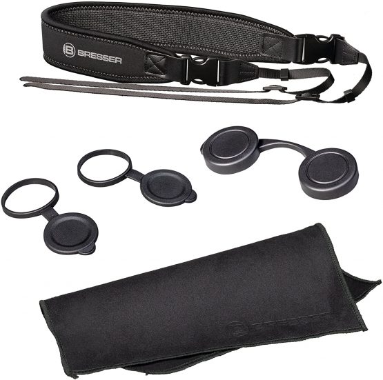 Bresser Pirsch ED 8x42 Waterproof Binoculars with Phase Coating - Grey - Image 4