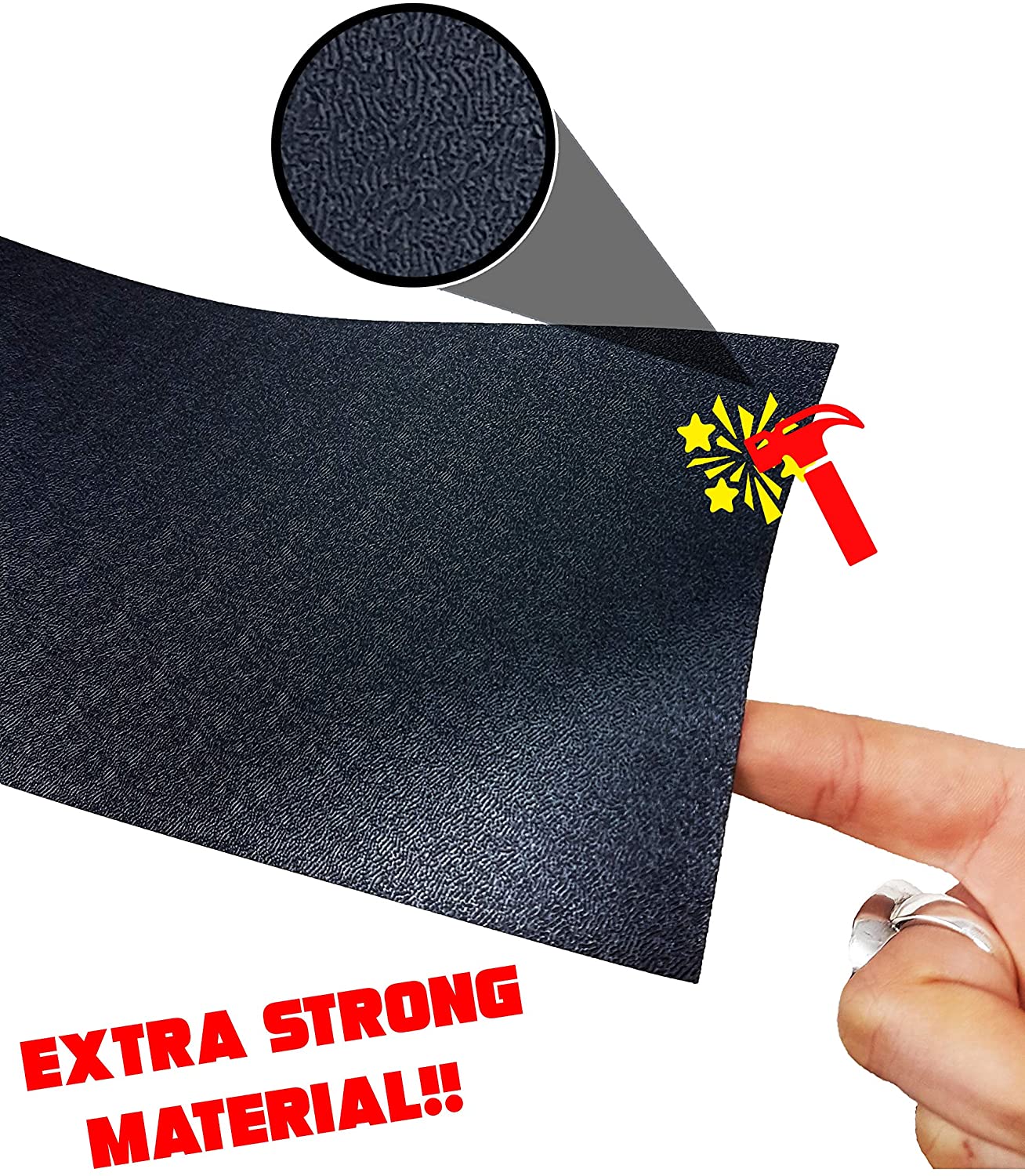 Adhesive Film Rhino Roll for Bike Frame Protection Unisex Adult Black, 5 x 150 cm - Image 3