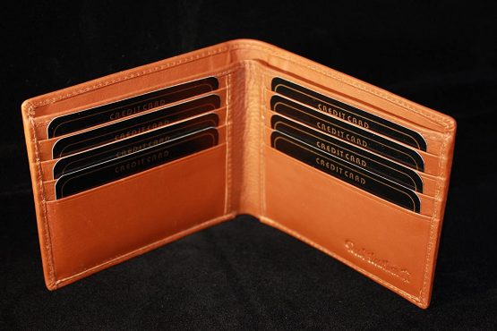 Bad Mother Fucker Wallet - Real Leather - TAN - Image 3
