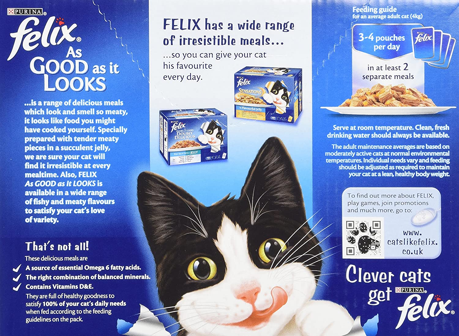 FELIX As Good As it Looks Favourites Selection Wet Cat Food 12x100g (Pack of 4), 48 Pouches, 1.2 kg (Pack of 4) - Image 4